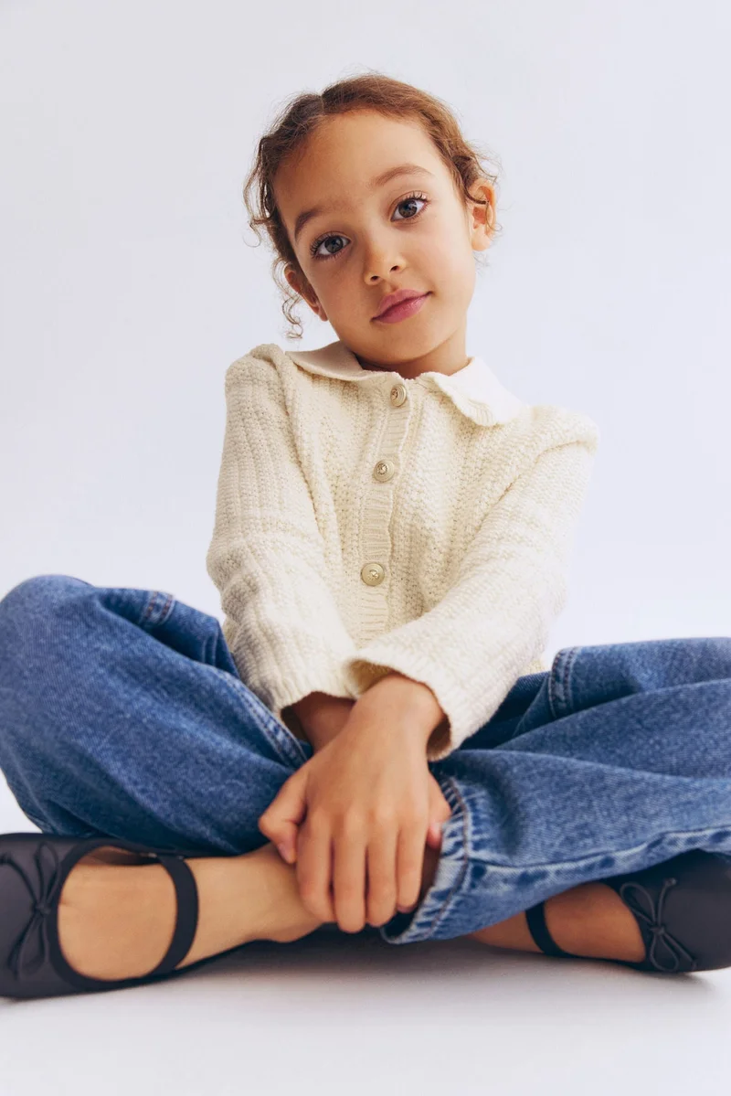 H&M Textured-knit cardigan